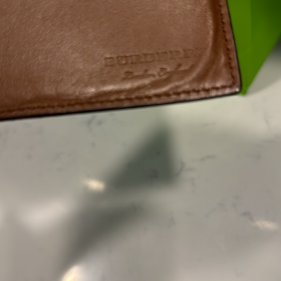 Authentic men’s cognac colored Burberry wallet from Italy. Originally $490 - Picture 4 of 5